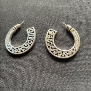 Silver earrings